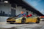 Ferrari 458 Spider by MC Customs on Vellano Wheels 2014 года